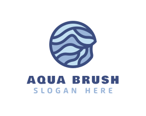 Modern Aquatic Waves logo design