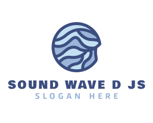 Modern Aquatic Waves logo design