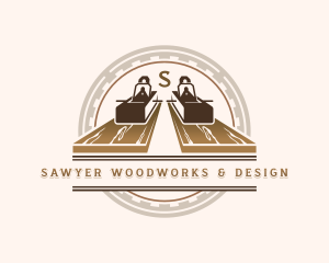 Woodworking Carpentry Lumberjack  logo design