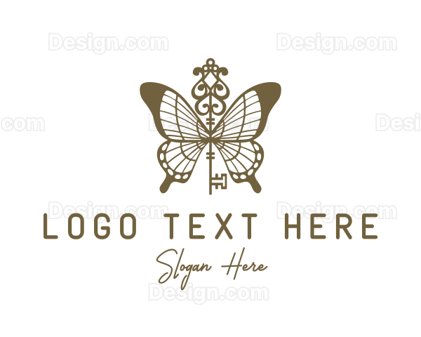 Key Butterfly Wings Logo