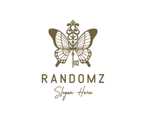 Key Butterfly Wings logo design