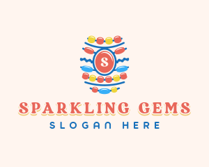 Jewelry Beads Accessories  logo design