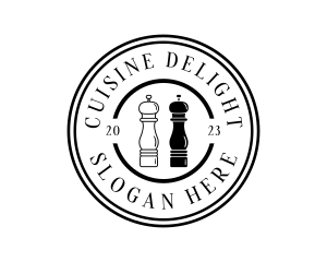 Kitchen Salt Pepper logo design