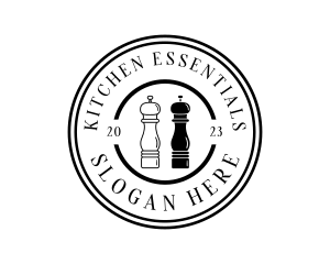 Kitchen Salt Pepper logo design