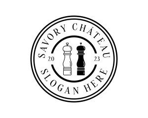 Kitchen Salt Pepper logo design