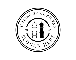 Kitchen Salt Pepper logo design