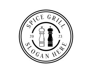 Kitchen Salt Pepper logo design