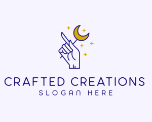 Celestial Hand Astrologist logo design