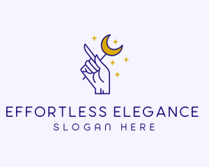 Celestial Hand Astrologist logo design