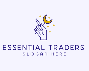 Celestial Hand Astrologist logo design