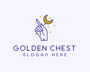 Celestial Hand Astrologist logo design