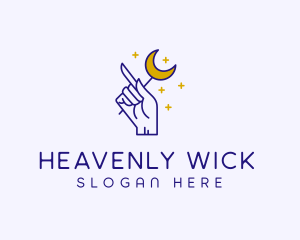 Celestial Hand Astrologist logo design