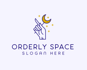 Celestial Hand Astrologist logo design