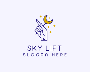 Celestial Hand Astrologist logo design