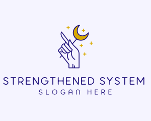 Celestial Hand Astrologist logo design