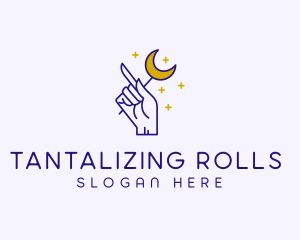 Celestial Hand Astrologist logo design