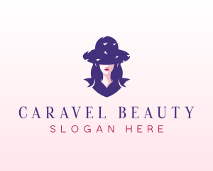 Beautiful Fashion Woman logo design