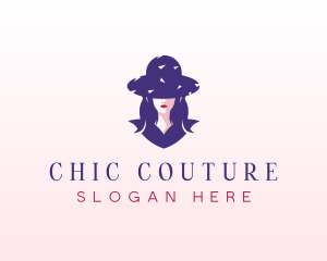 Beautiful Fashion Woman logo design