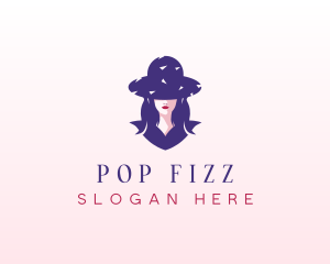 Beautiful Fashion Woman logo design