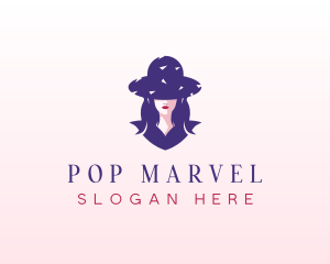 Beautiful Fashion Woman logo design