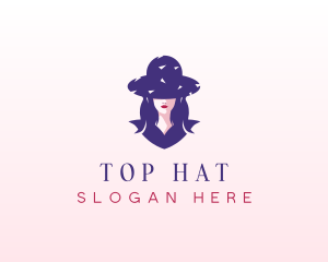 Beautiful Fashion Woman logo design