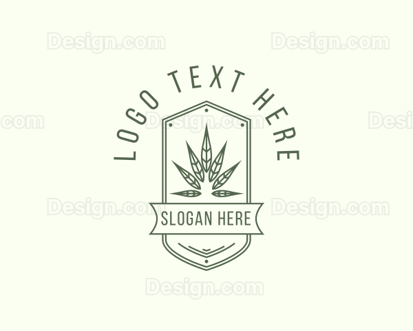 Marijuana Leaf Plant Logo