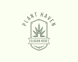 Marijuana Leaf Plant logo design