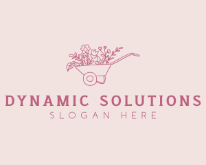 Floral Landscaping Plant Logo