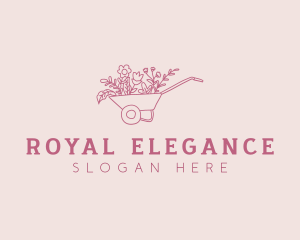 Floral Landscaping Plant Logo