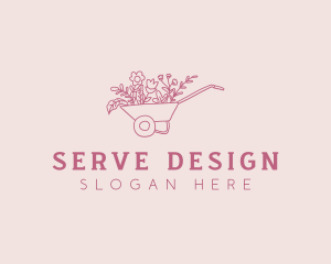 Floral Landscaping Plant Logo