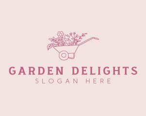 Floral Landscaping Plant logo design