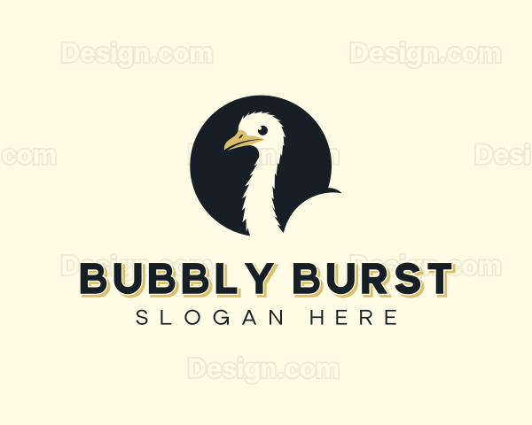 Ostrich Bird Aviary Logo