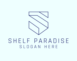 Modern Shield Letter S logo design