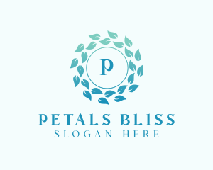 Natural Organic Leaves logo design