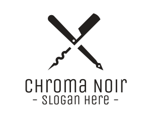 Monochromatic Cutting Tools logo design