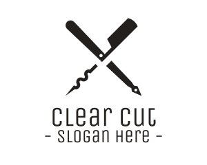 Monochromatic Cutting Tools logo design