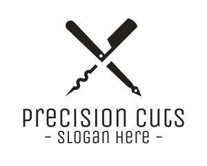 Monochromatic Cutting Tools logo design