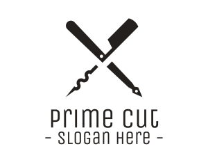 Monochromatic Cutting Tools logo design