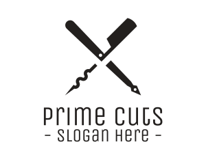 Monochromatic Cutting Tools logo design