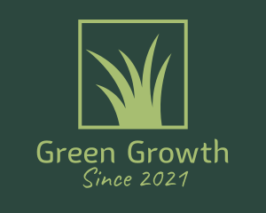 Green Grass Lawn  logo design