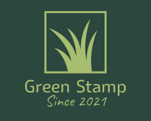 Green Grass Lawn  logo design