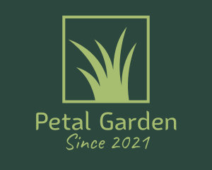 Green Grass Lawn  logo design