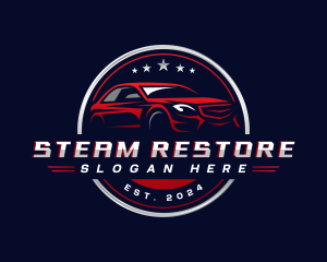 Automotive Sedan Restoration logo design