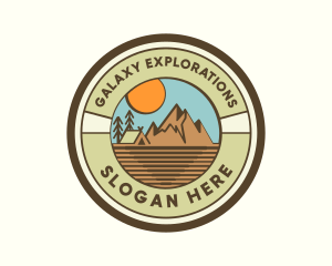 Mountain Camp Park logo design