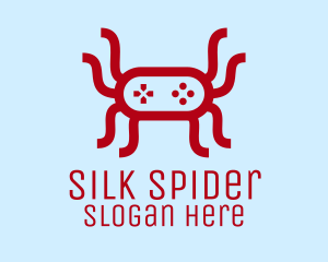 Red Console Spider logo design