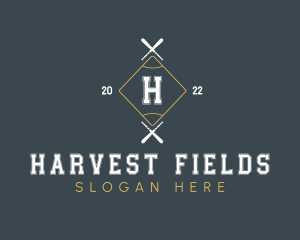 Baseball Field Sport logo design