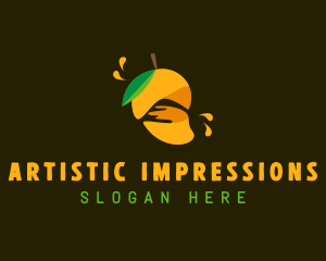 Mango Fruit Juice  logo design