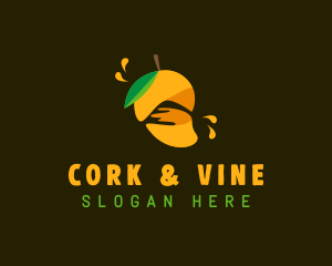 Mango Fruit Juice  logo design