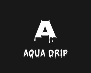 Liquid Paint Dripping logo design