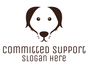 Brown Dog Head logo design